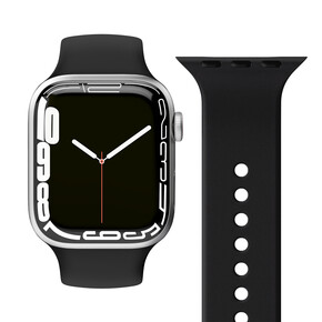Vonmählen Silikon Loop One für Apple Watch 38/40/41 mm, schwarz