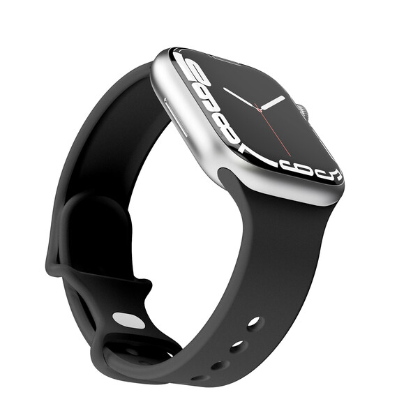 Vonmählen Silikon Loop One für Apple Watch 38/40/41 mm, schwarz