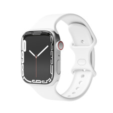Vonmählen Silikon Loop One für Apple Watch 42/44/45/49 mm, weiß &gt;