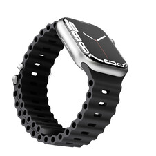 Sie sehen das Produktbild 02 von Vonmählen Wave-Armband für Apple Watch 38/40/41 mm, schwarz Vonmählen Wave-Armband für Apple Watch 38/40/41 mm, schwarz