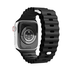 Sie sehen das Produktbild 04 von Vonmählen Wave-Armband für Apple Watch 38/40/41 mm, schwarz Vonmählen Wave-Armband für Apple Watch 38/40/41 mm, schwarz