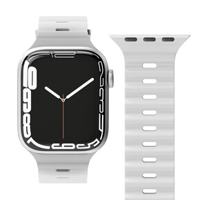 Sie sehen das Produkt Vonmählen Wave-Armband für Apple Watch 38/40/41 mm, grau, Produktbild: 01 Vonmählen Wave-Armband für Apple Watch 38/40/41 mm, grau