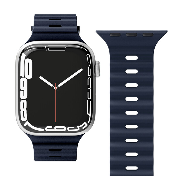 Vonmählen Wave-Armband für Apple Watch 38/40/41 mm, blau
