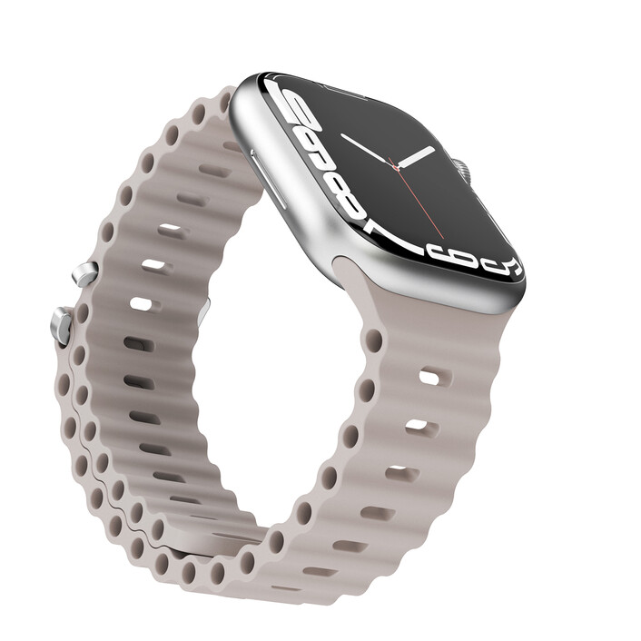 Vonmählen Wave-Armband für Apple Watch 42/44/45/49 mm, beige