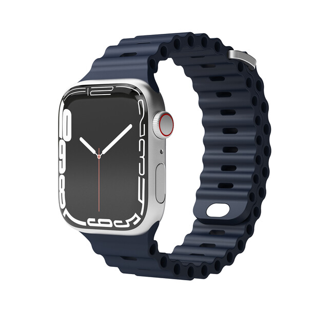 Sie sehen das Produktbild 03 von Vonmählen Wave-Armband für Apple Watch 42/44/45/49 mm, blau Vonmählen Wave-Armband für Apple Watch 42/44/45/49 mm, blau