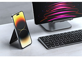 Sie sehen das Produktbild 06 von Satechi magnetischer Wallet Stand, schwarz Satechi magnetischer Wallet Stand, schwarz