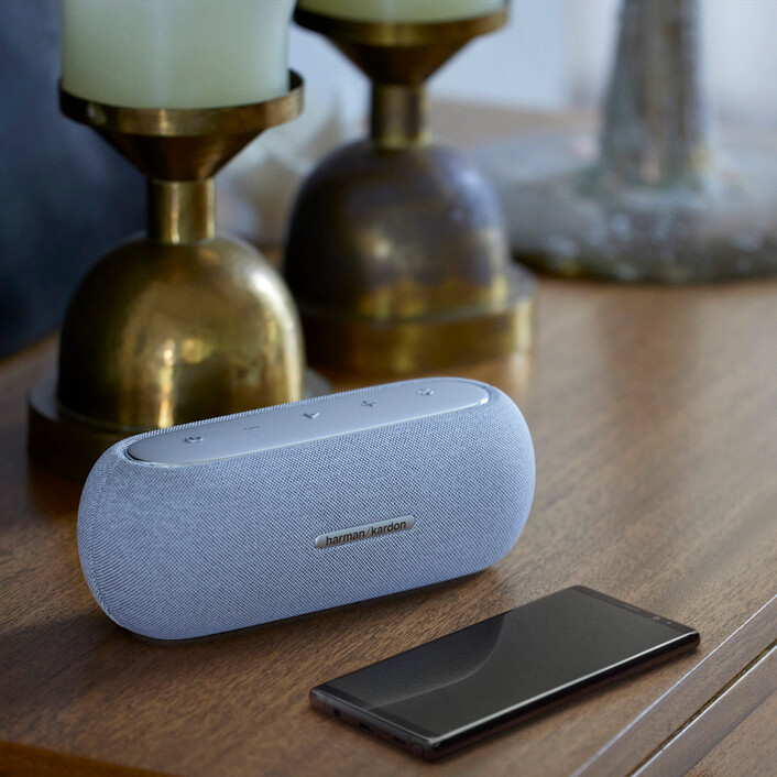 Harman/Kardon Luna tragbarer Bluetooth Lautsprecher, grau