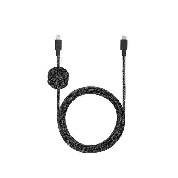 Sie sehen das Produktbild 01 von Native Union Night Kabel 3M USB-C zu Lightning, cosmos/schwarz Native Union Night Kabel 3M USB-C zu Lightning, cosmos/schwarz