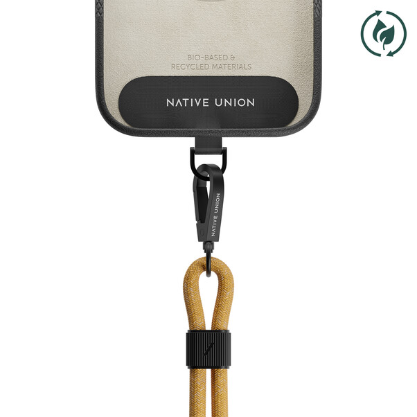 Native Union City Sling Halslanyard, senfgelb >