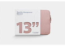 Trunk Neopren Sleeve für MacBook Air &amp; MacBook Pro 13", warm rose