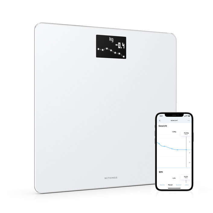 Withings Body WLAN-Körperwaage, weiß