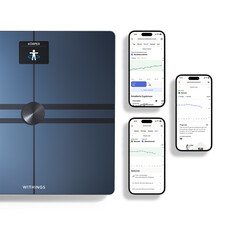 Withings Body Comp WLAN-Körperwaage, schwarz