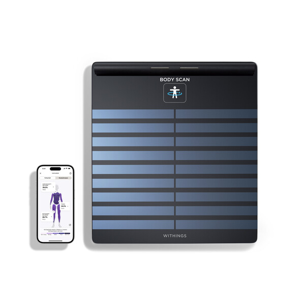 Withings Body Scan vernetzte Gesundheitsstation, schwarz