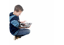 PARAT KidsCover für iPad 10,9" (10. Gen.)/11"(A16), schwarz