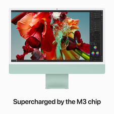 Sie sehen das Produktbild 04 von iMac 24" mit 4.5K Retina Display, M3 Chip 8-Core CPU und 8-Core GPU, 8GB, 256GB SSD, grün> iMac 24" mit 4.5K Retina Display, M3 Chip 8-Core CPU und 8-Core GPU, 8GB, 256GB SSD, grün>