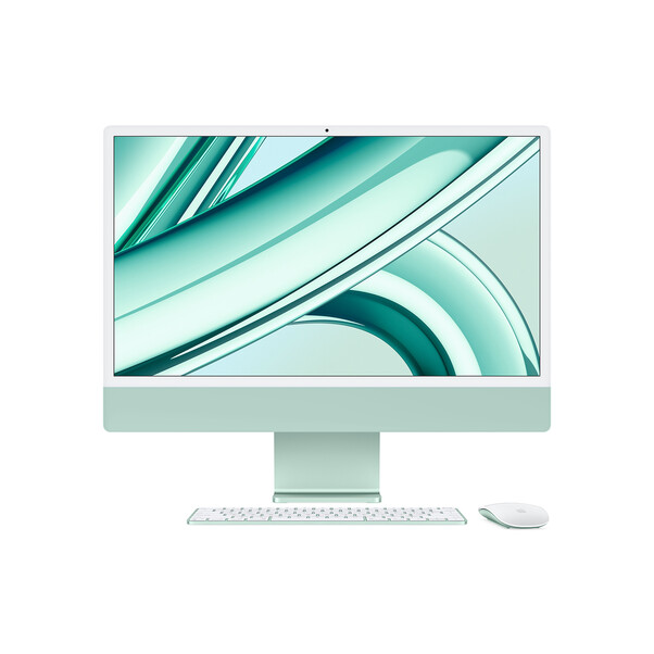 iMac 24" mit 4.5K Retina Display, M3 Chip 8-Core CPU und 10-Core GPU, 8GB, 256GB SSD, grün >