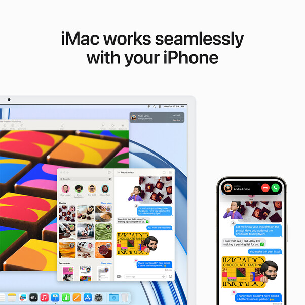 iMac 24&quot; mit 4.5K Retina Display, M3 Chip 8-Core CPU und 10-Core GPU, 8GB, 256GB SSD, pink&gt;