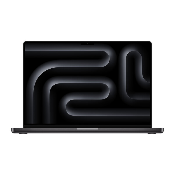 MacBook Pro 16" mit M3 Pro Chip 12-Core CPU und 18-Core GPU, 18GB, 512GB SSD, space schwarz>