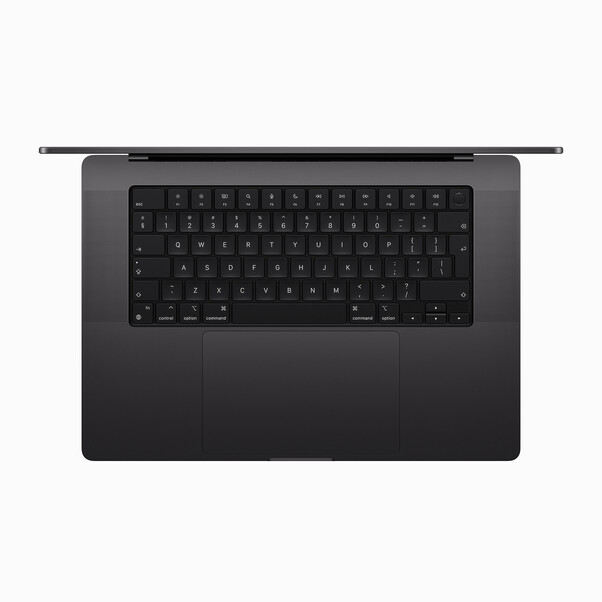 MacBook Pro 16" mit M3 Pro Chip 12-Core CPU und 18-Core GPU, 18GB, 512GB SSD, space schwarz>