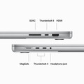 MacBook Pro 16" mit M3 Pro Chip 12-Core CPU und 18-Core GPU, 36GB, 512GB SSD, silber>