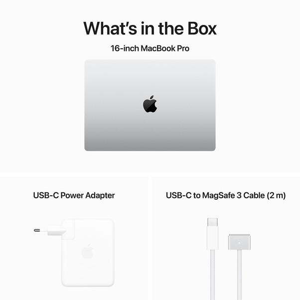 MacBook Pro 16" mit M3 Pro Chip 12-Core CPU und 18-Core GPU, 36GB, 512GB SSD, silber>