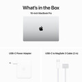 MacBook Pro 16" mit M3 Pro Chip 12-Core CPU und 18-Core GPU, 36GB, 512GB SSD, silber>