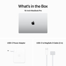 MacBook Pro 16" mit M3 Pro Chip 12-Core CPU und 18-Core GPU, 36GB, 512GB SSD, silber>