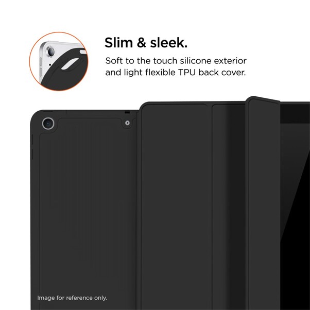 EIGER APPLE IPAD 10.9 (2022) FOLIO-CASE MIT STYLUS-HALTERUNG SCHWARZ EIGER STORM 250M STYLUS CASE BLACK