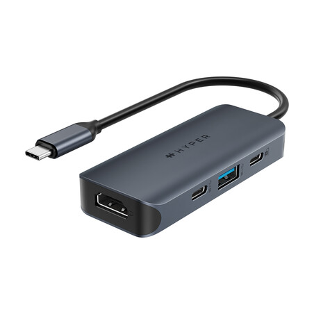 Sie sehen das Produktbild 01 von Hyper - HyperDrive Next 4-Port-USB-C-Hub, mitternachtblau Hyper - HyperDrive Next 4-Port-USB-C-Hub, mitternachtblau