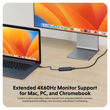 Sie sehen das Produktbild 03 von Hyper - HyperDrive Next 4-Port-USB-C-Hub, mitternachtblau Hyper - HyperDrive Next 4-Port-USB-C-Hub, mitternachtblau