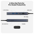 Sie sehen das Produktbild 05 von Hyper - HyperDrive Next 6-Port-USB-C-Hub, mitternachtblau Hyper - HyperDrive Next 6-Port-USB-C-Hub, mitternachtblau