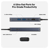 Hyper - HyperDrive Next 6-Port-USB-C-Hub, mitternachtblau
