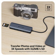 Sie sehen das Produktbild 08 von Hyper - HyperDrive Next 6-Port-USB-C-Hub, mitternachtblau Hyper - HyperDrive Next 6-Port-USB-C-Hub, mitternachtblau