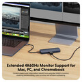 Hyper - HyperDrive Next 10-Port-USB-C-Hub, mitternachtblau