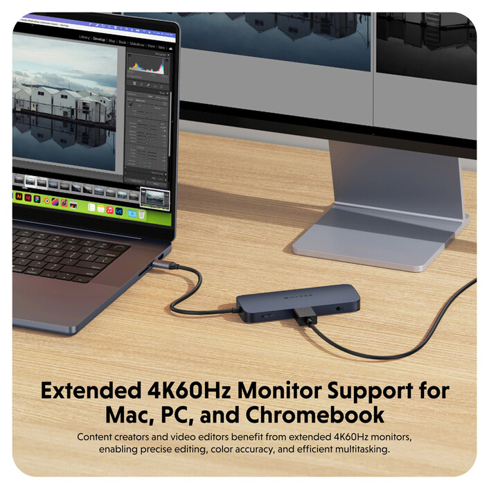 Sie sehen das Produktbild 05 von Hyper - HyperDrive Next 10-Port-USB-C-Hub, mitternachtblau Hyper - HyperDrive Next 10-Port-USB-C-Hub, mitternachtblau