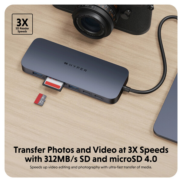 Hyper - HyperDrive Next 10-Port-USB-C-Hub, mitternachtblau