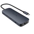 Sie sehen das Produktbild 02 von Hyper- HyperDrive Next 11 Port Dual 4K60Hz HDMI USB-C Hub, mitternachtblau Hyper- HyperDrive Next 11 Port Dual 4K60Hz HDMI USB-C Hub, mitternachtblau