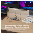 Sie sehen das Produktbild 05 von Hyper- HyperDrive Next 11 Port Dual 4K60Hz HDMI USB-C Hub, mitternachtblau Hyper- HyperDrive Next 11 Port Dual 4K60Hz HDMI USB-C Hub, mitternachtblau