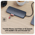 Sie sehen das Produktbild 07 von Hyper- HyperDrive Next 11 Port Dual 4K60Hz HDMI USB-C Hub, mitternachtblau Hyper- HyperDrive Next 11 Port Dual 4K60Hz HDMI USB-C Hub, mitternachtblau