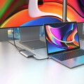 Sie sehen das Produktbild 04 von Hyper - HyperDrive Dual 4K HDMI Adapter für M1/M2/M3 MacBook, silber Hyper - HyperDrive Dual 4K HDMI Adapter für M1/M2/M3 MacBook, silber