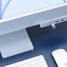 Sie sehen das Produktbild 07 von Hyper-HyperDrive 5-in-1 USB-C-Hub für iMac 24" Hyper-HyperDrive 5-in-1 USB-C-Hub für iMac 24"