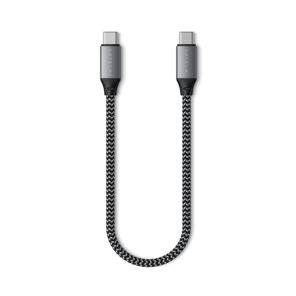 Satechi Type-C zu Type-C Kabel 25 cm, space grau