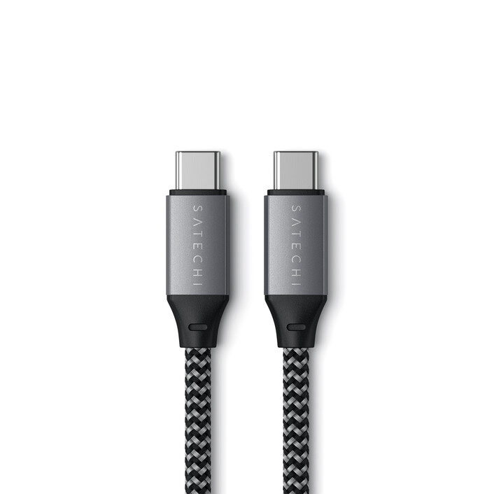 Satechi Type-C zu Type-C Kabel 25 cm, space grau