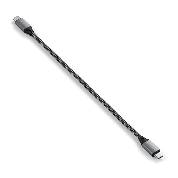 Sie sehen das Produktbild 03 von Satechi Type-C zu Type-C Kabel 25 cm, space grau Satechi Type-C zu Type-C Kabel 25 cm, space grau