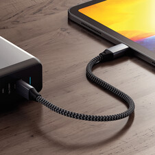 Sie sehen das Produktbild 05 von Satechi Type-C zu Type-C Kabel 25 cm, space grau Satechi Type-C zu Type-C Kabel 25 cm, space grau