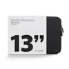 Trunk Textile Neopren Sleeve gerippt für MacBook Air/MacBook Pro 13", schwarz
