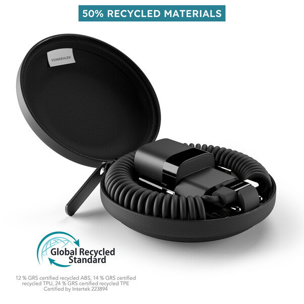 Sie sehen das Produktbild 02 von Vonmählen allroundo GaN, Ladegerät, schwarz Vonmählen allroundo GaN, Ladegerät, schwarz