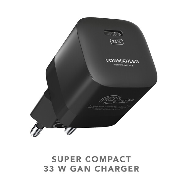 Sie sehen das Produktbild 03 von Vonmählen allroundo GaN, Ladegerät, schwarz Vonmählen allroundo GaN, Ladegerät, schwarz