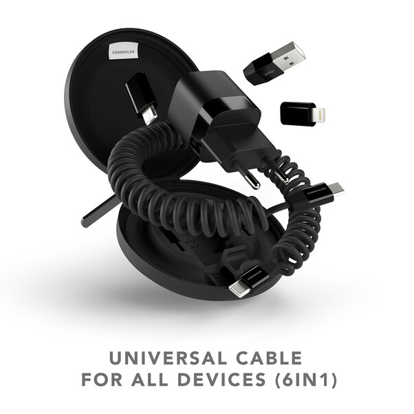 Sie sehen das Produktbild 04 von Vonmählen allroundo GaN, Ladegerät, schwarz Vonmählen allroundo GaN, Ladegerät, schwarz