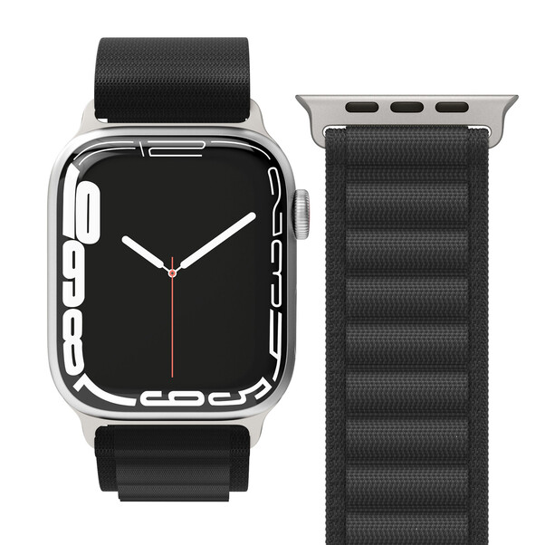 Sie sehen das Produktbild 03 von Vonmählen Action Loop One für Apple Watch 42/44/45/49 mm, schwarz Vonmählen Action Loop One für Apple Watch 42/44/45/49 mm, schwarz